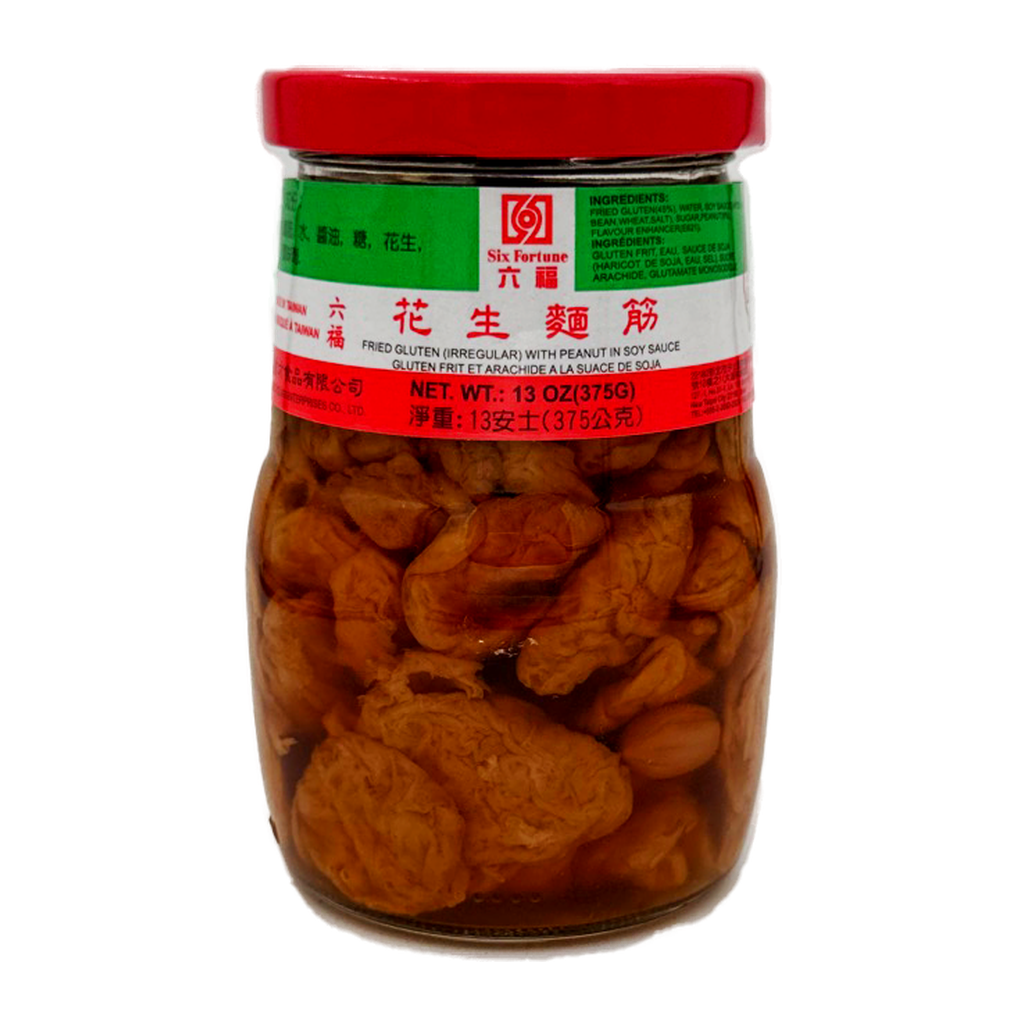 6F Fried Gluten With Peanut Soy Sauce 375G
