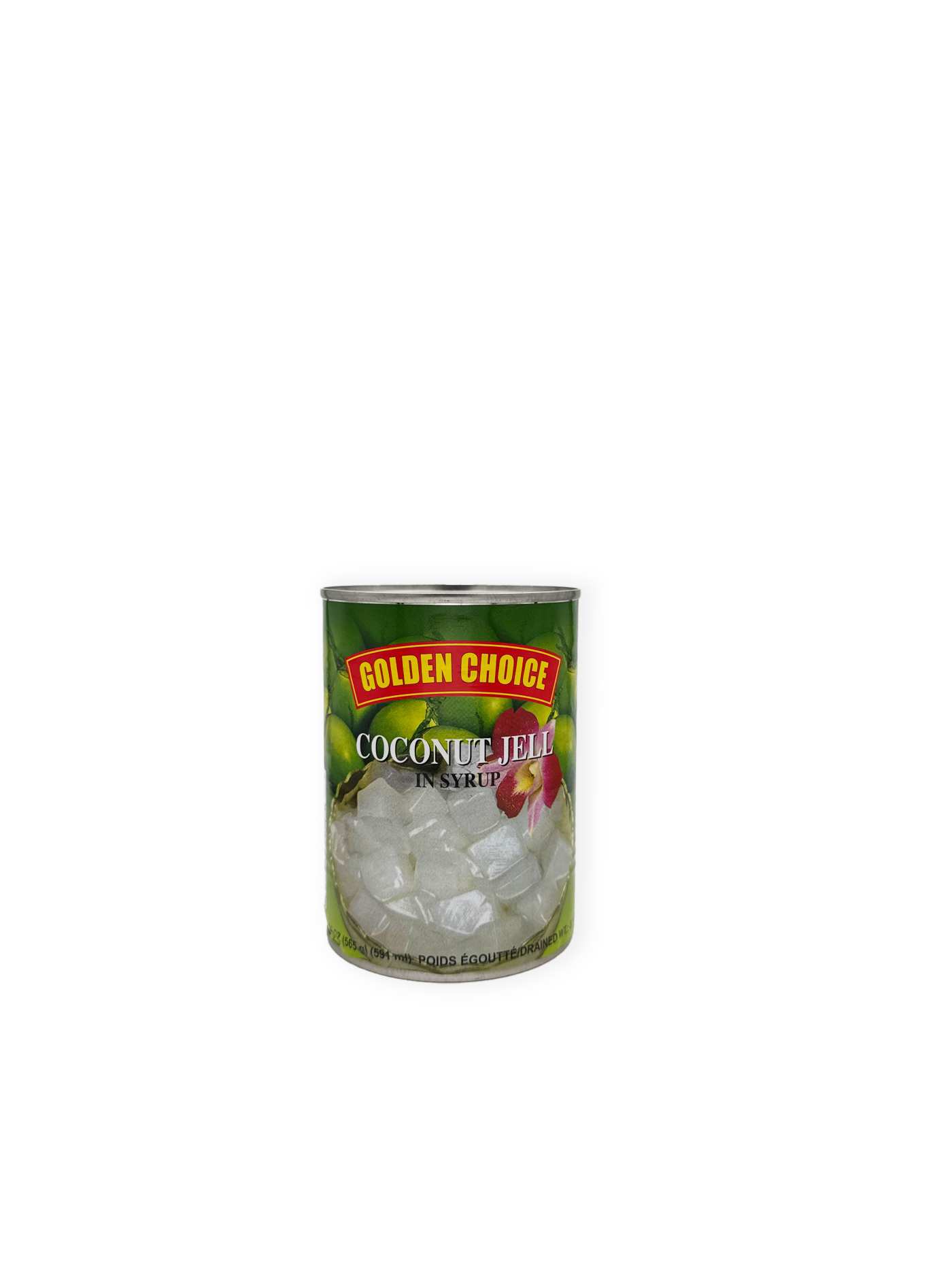 GOLDEN CHOICE COCONUT JELLY IN SYRUP 565G