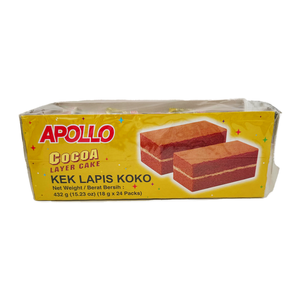 Apollo Chocolate Layer Cake 24Pk