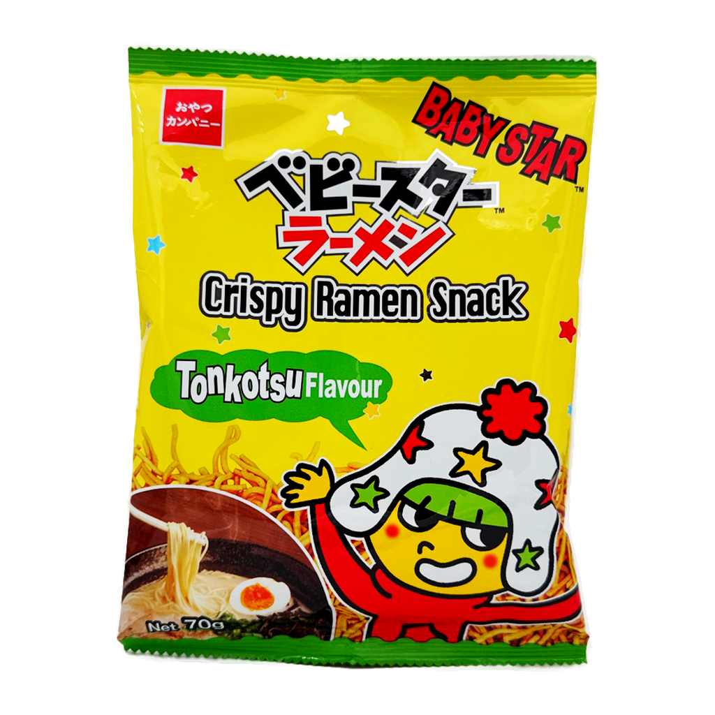 Baby Star Snack Noodle Tonkotsu 75G