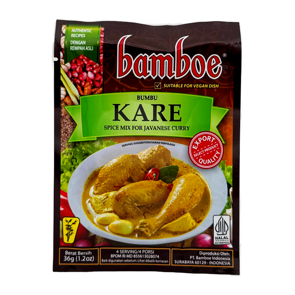 Bamboe Kare Javanese Curry Paste 35Gm