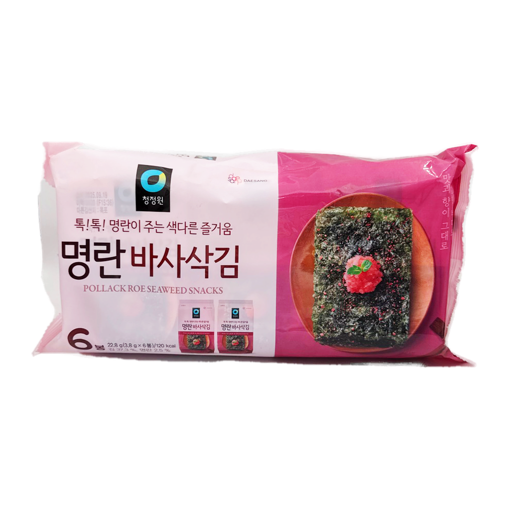 Chungjungwon Pollack Roe Seaweed Snack 6P