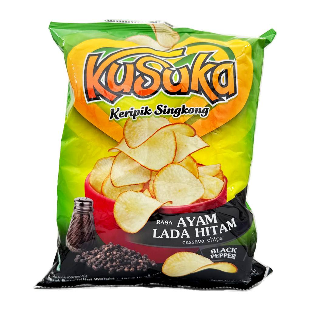 Kusuka Cassava Chip Chick. Black Pepper