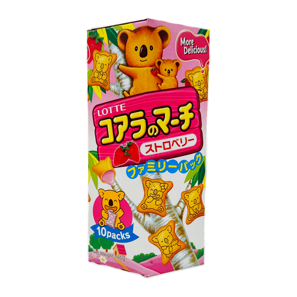 Lotte Koalas Biscuit Straw 195G