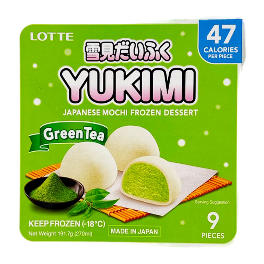 Lotte Mini Yukimi Daifuku Matcha 9Pcs