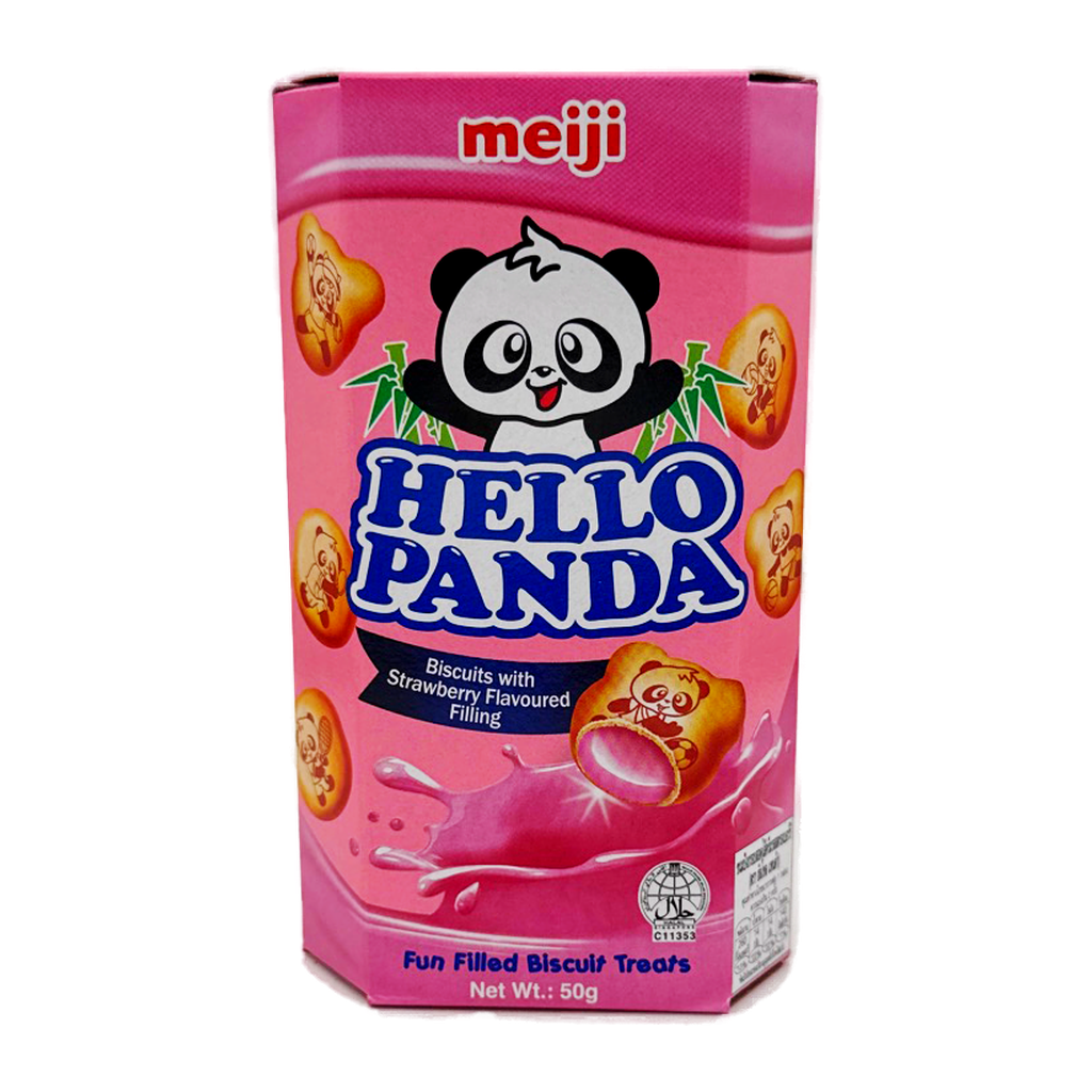 Meiji Hello Panda Strawberry 50G