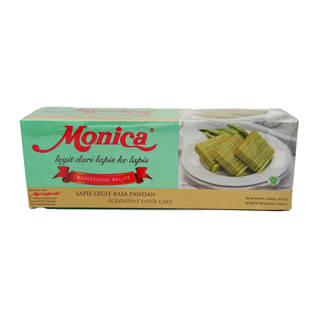 Monica Pandan Cake 410G