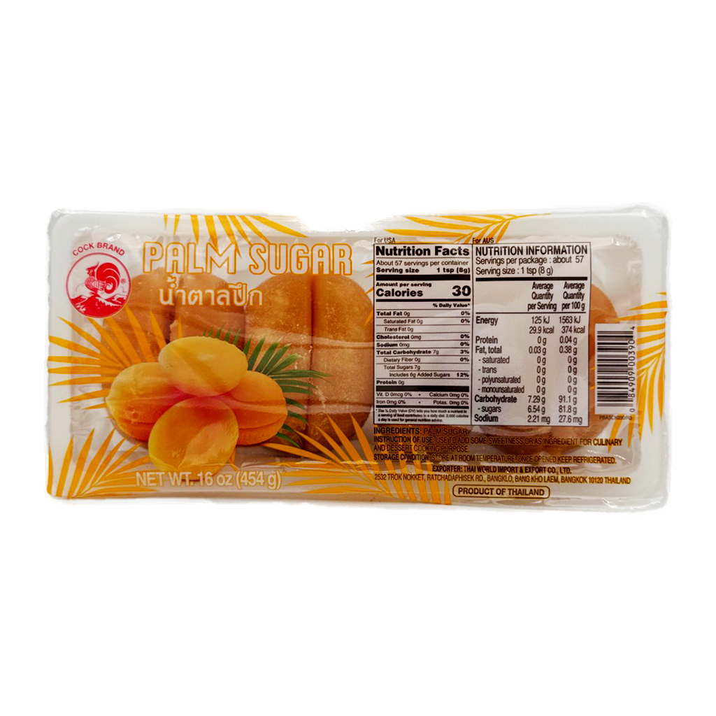 Palm Sugar 454Gm 8Pcs Cock