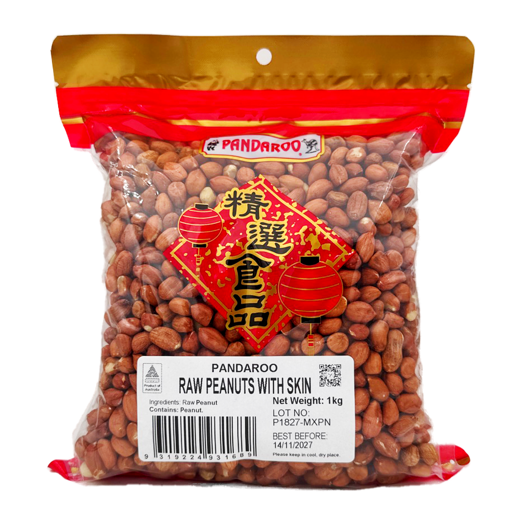 Pandaroo Raw Peanut With Skin 1Kg