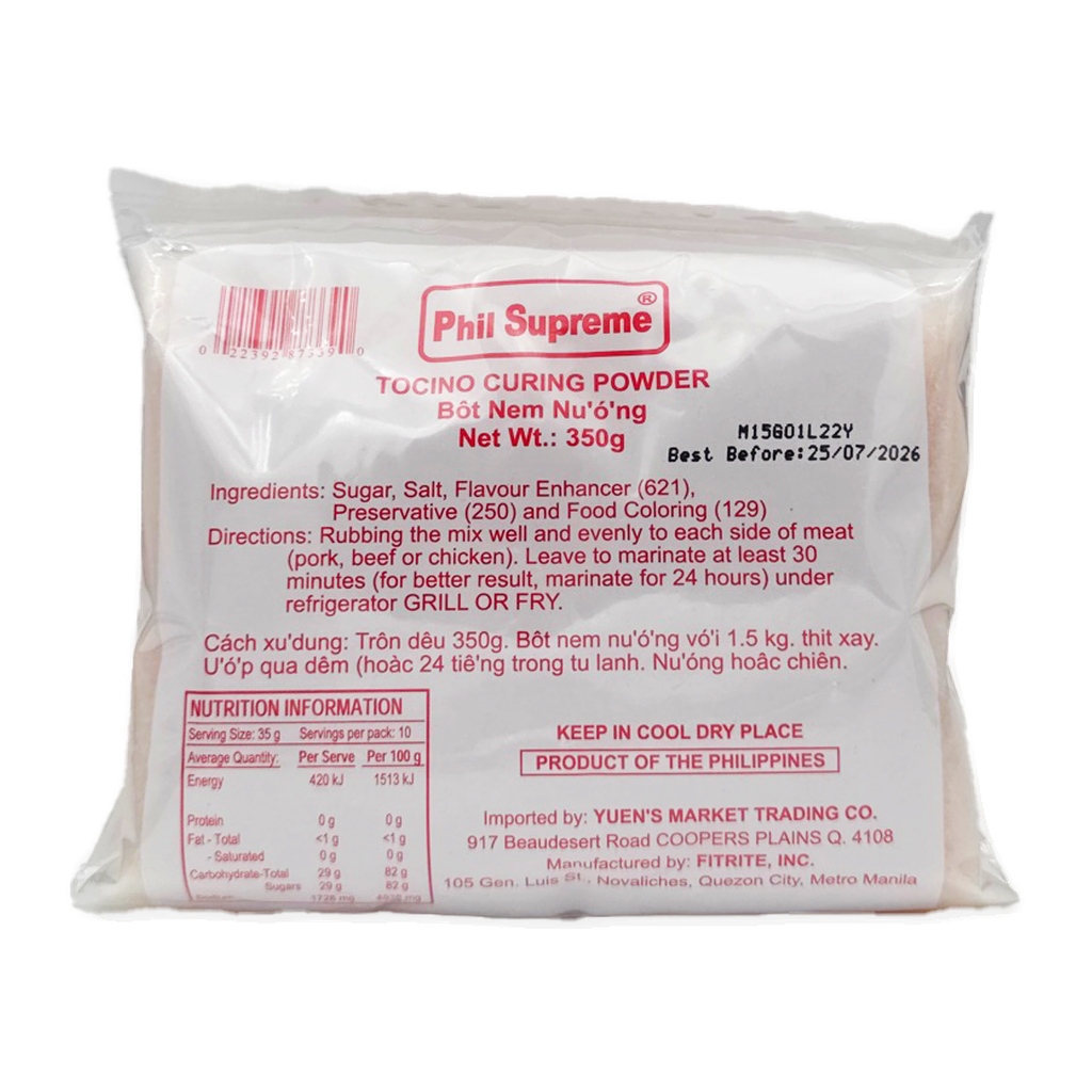 Phil Superme Tosino Curing Powder 350G