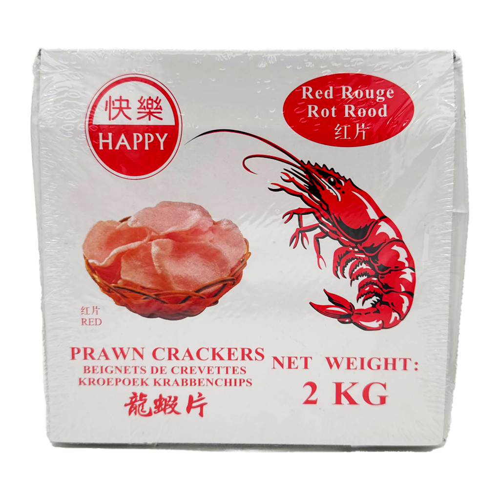 Prawn Cracker Red 2Kg Happy