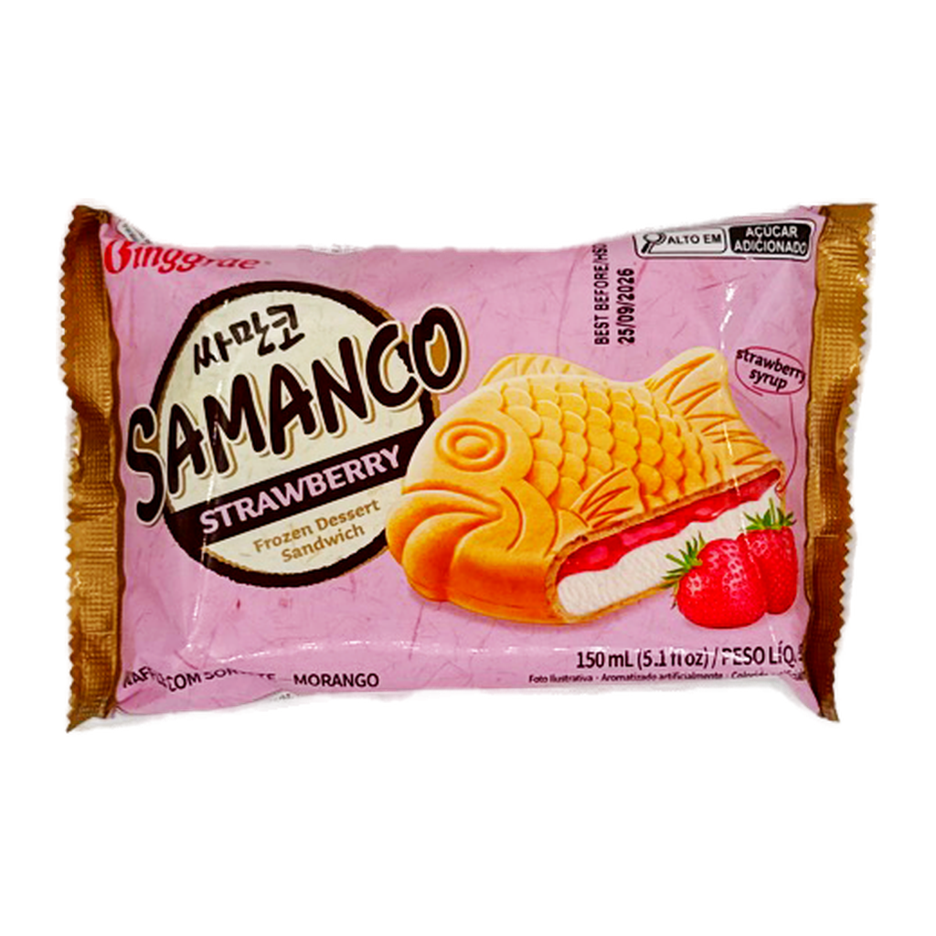 Samanco Strawberry Icecream Waffle