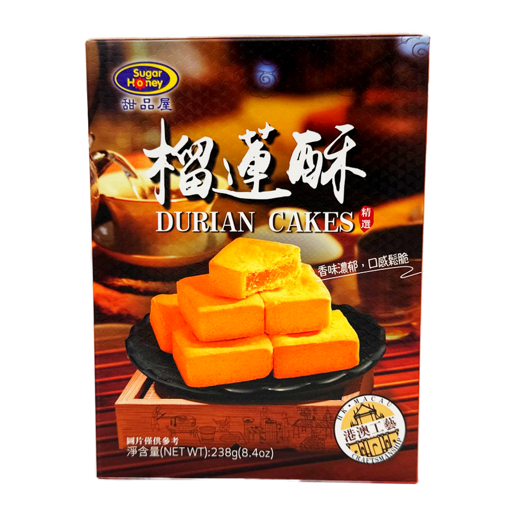 Sugar Honey Durian Cakes 238G