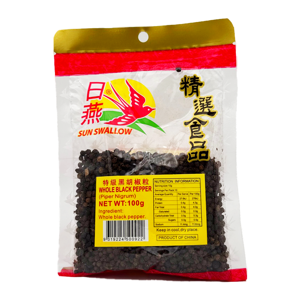 Sun Swallow Black Pepper Whole 100G