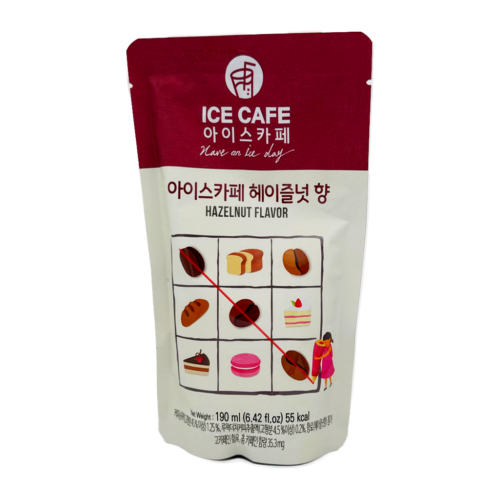 Wooshin Ice Cafe Hazelnut 190Ml