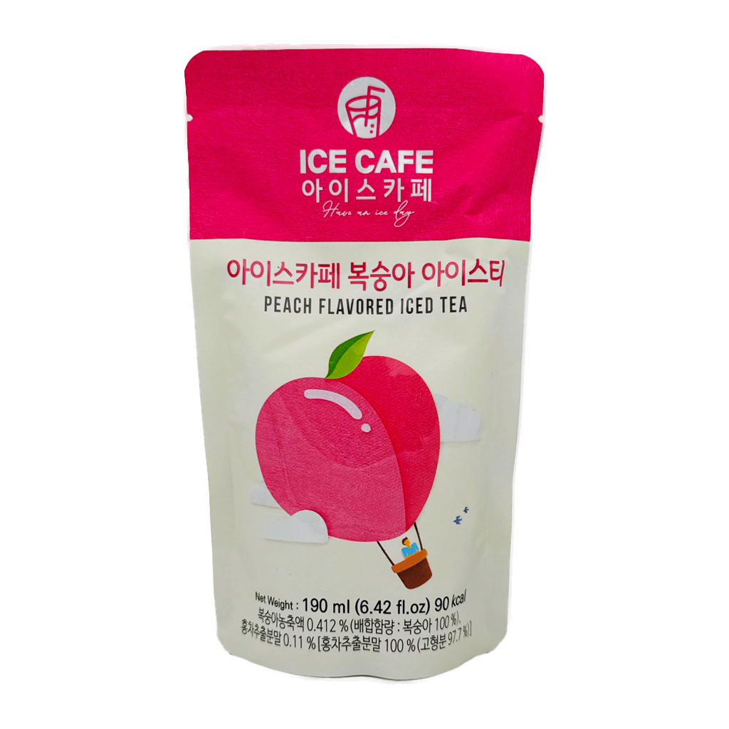 Wooshin Ice Cafe Peach Tea 190Ml