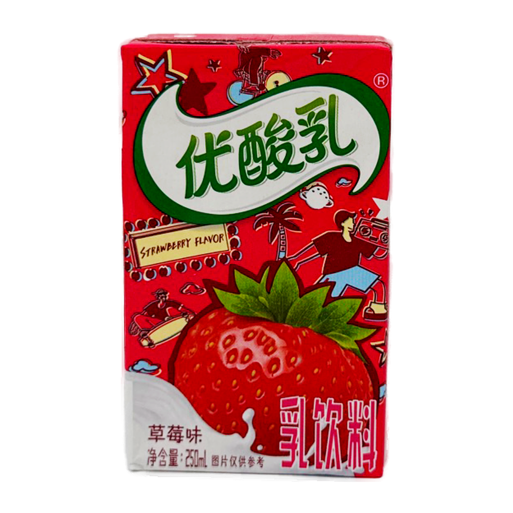 Yuli Yoghurt Milk Strawberry Flavour. 250Ml