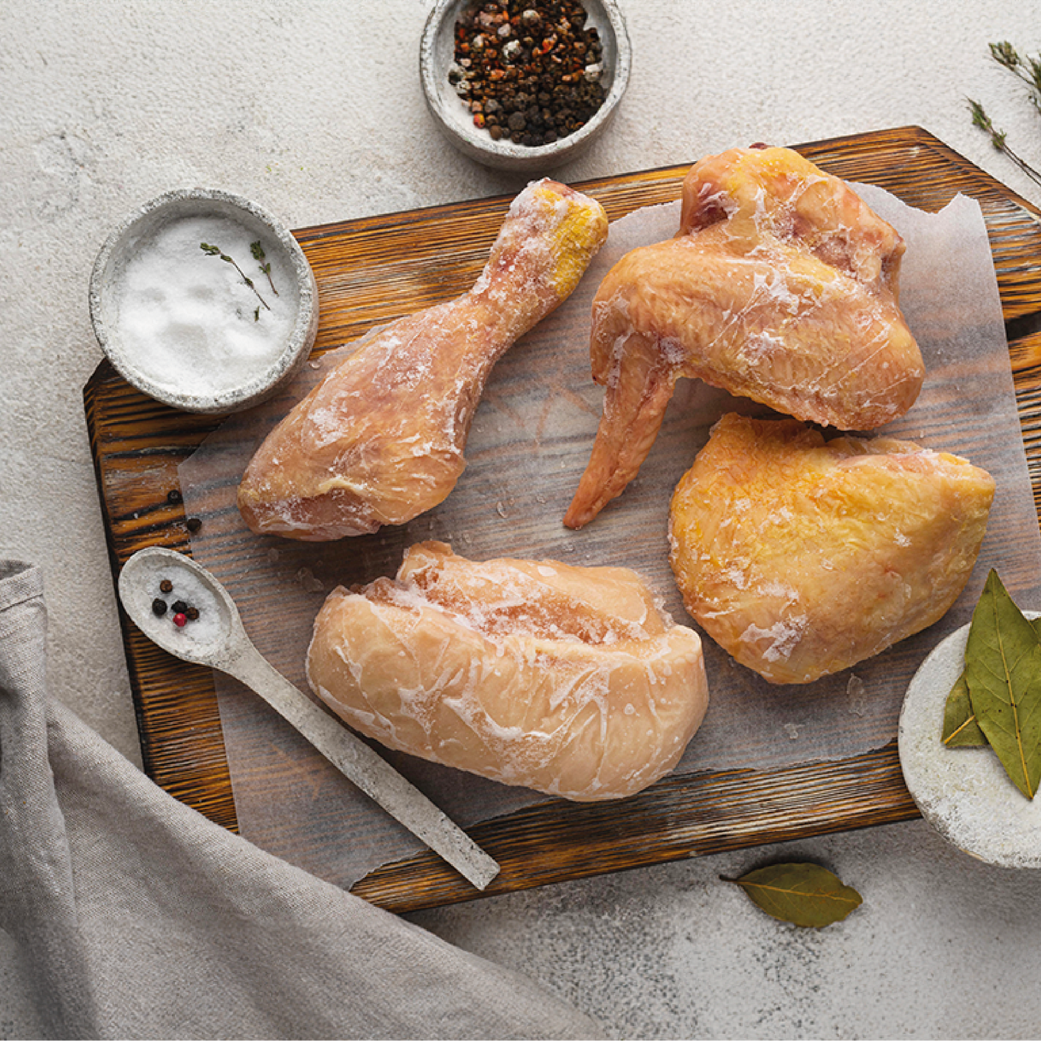 Frozen Chicken, Beef & Pork