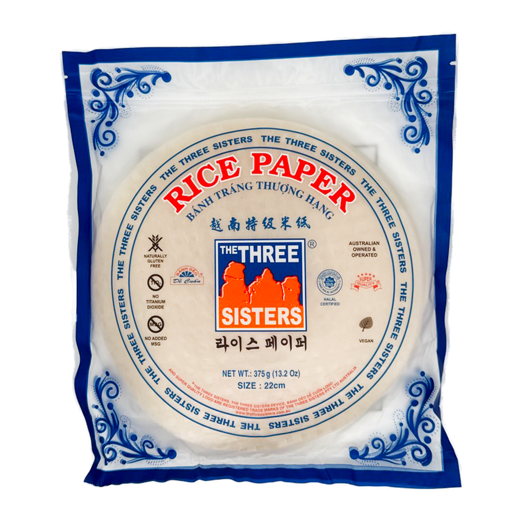 3 Sisters Rice Paper 22Cm 375G