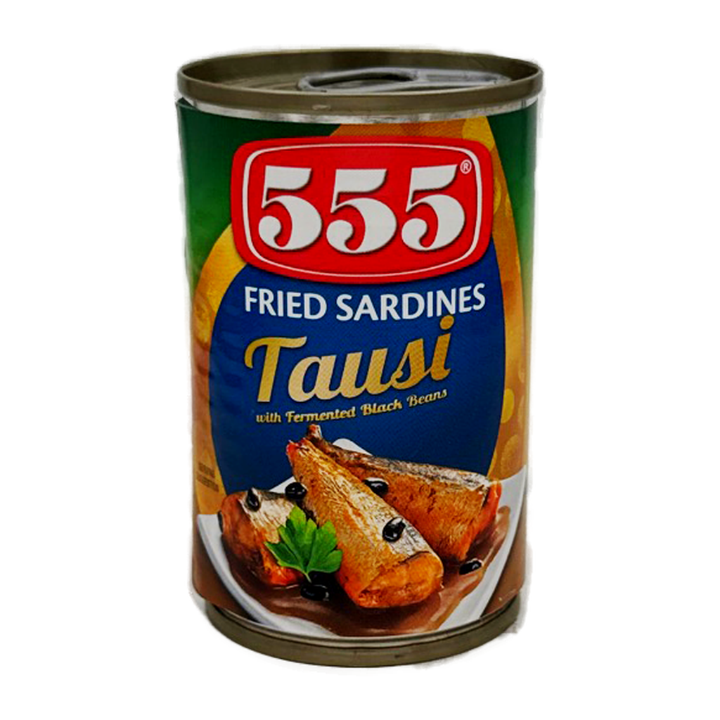 555 Fried Sardine  Tausi 155G