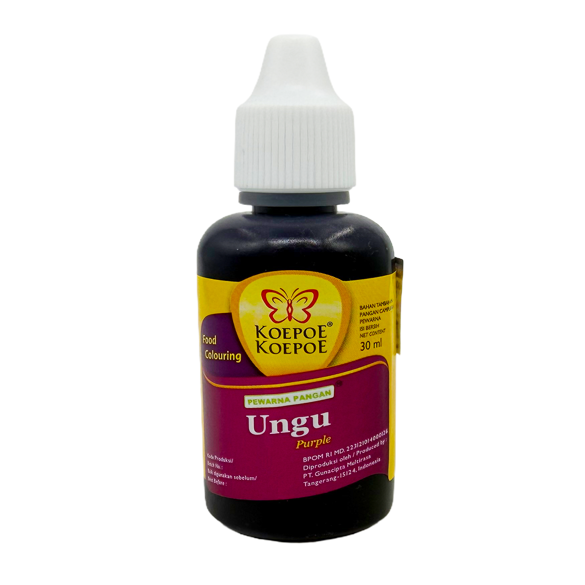 KOEPOE FOOD COLOUR PURPLE 15ML