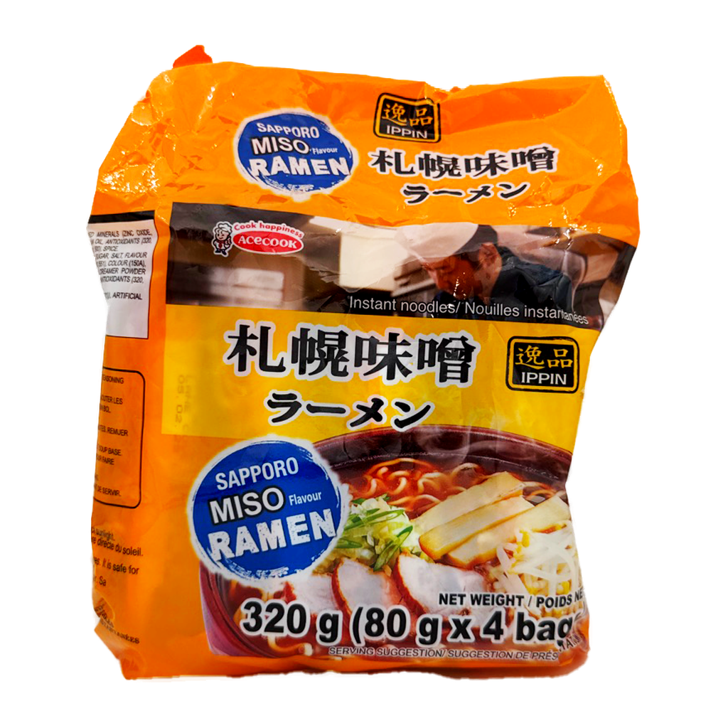 Acecook Ramen Miso Flavour. 4Bags