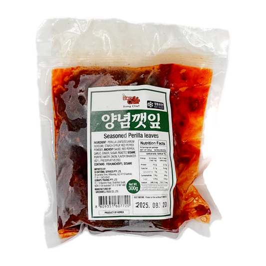 Bon Chef Seasoned Perilla Leaves 300G (Sesame Leaf)