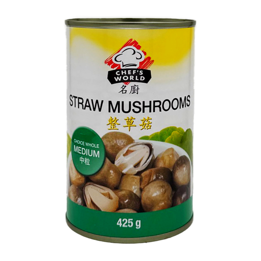 C/World Straw Mushroom Med 425G