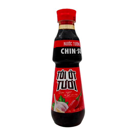 Chinsu Soy Sauce W Garlic 330Ml
