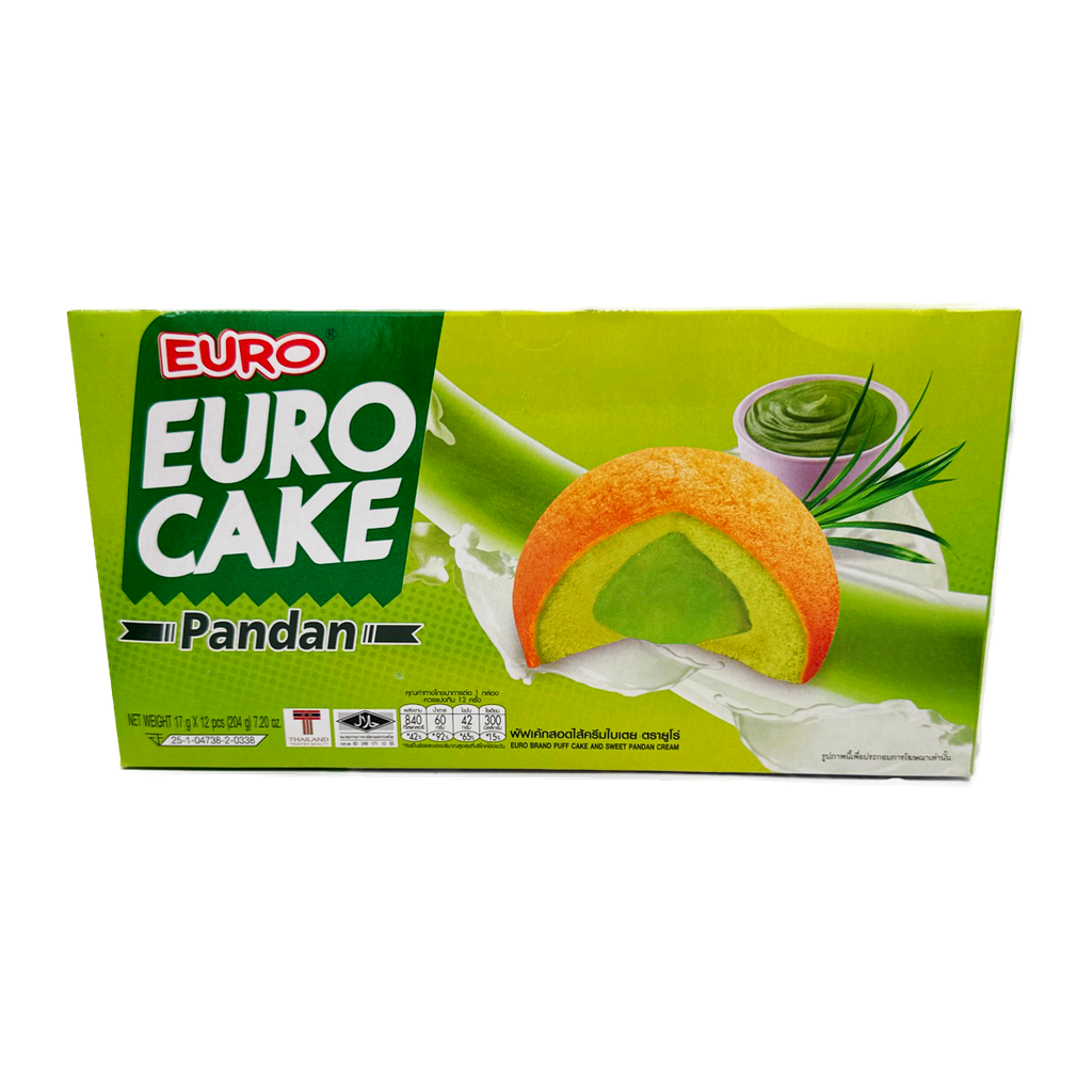 Euro Cake Pandan 12Pcs
