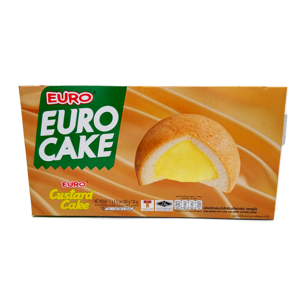 Euro Custard Cake 12Pcs 204G