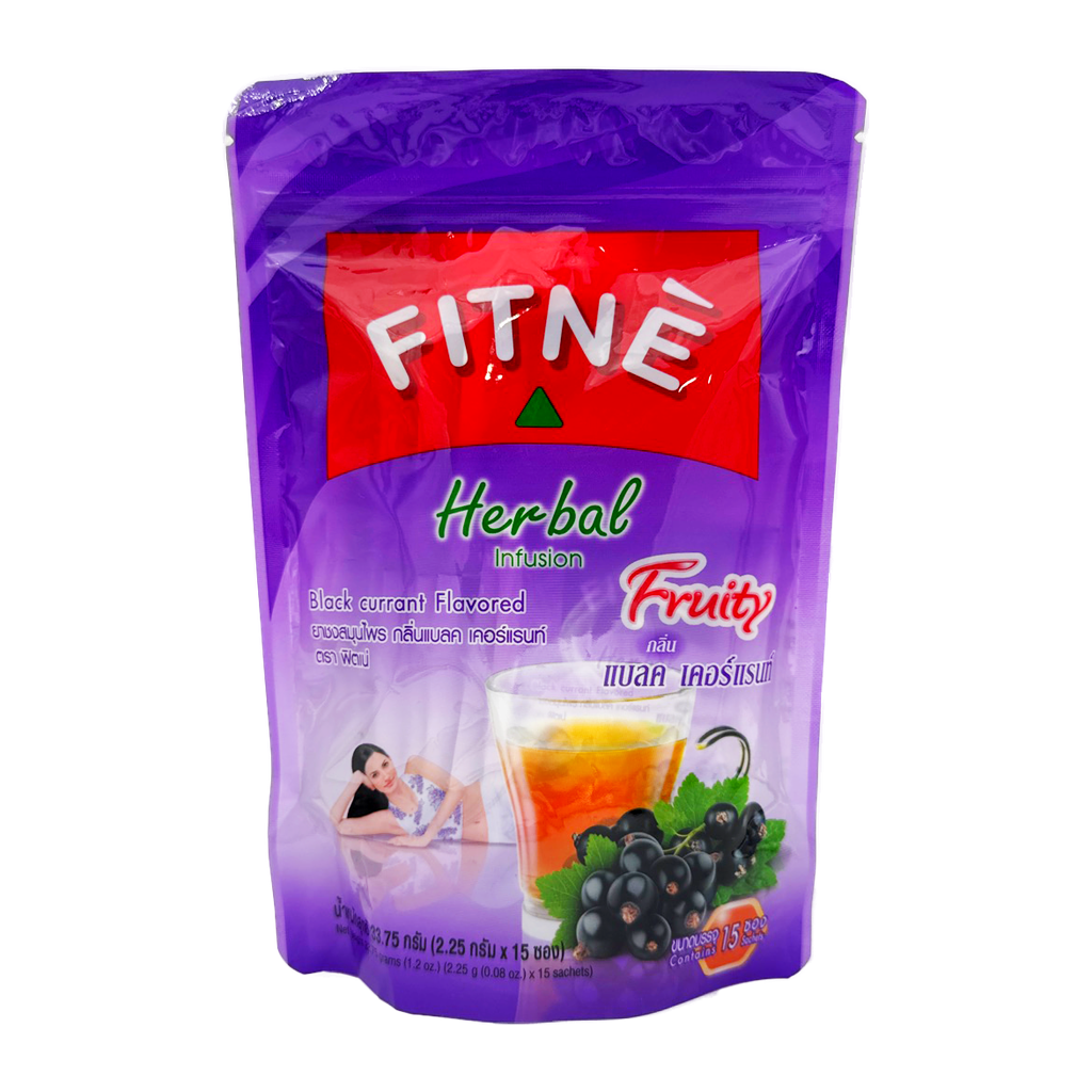 Fitne Herbal Fruit Tea Black Currant. (Bag) 12S