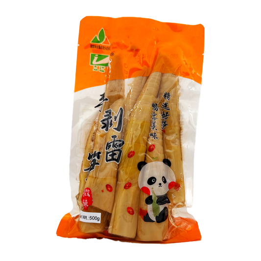 Gj Pickled Bamboo Tip Med Hot 500G