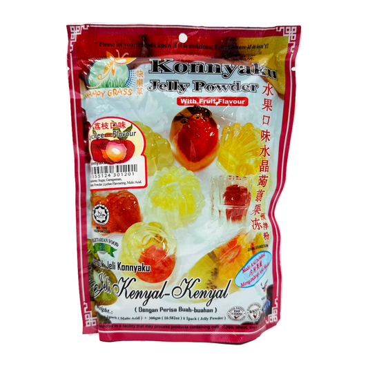 Happy Grass Jelly Powder 300G (Lychee)