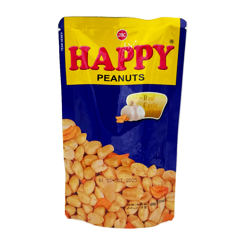 Happy Peanuts Garlic 120G