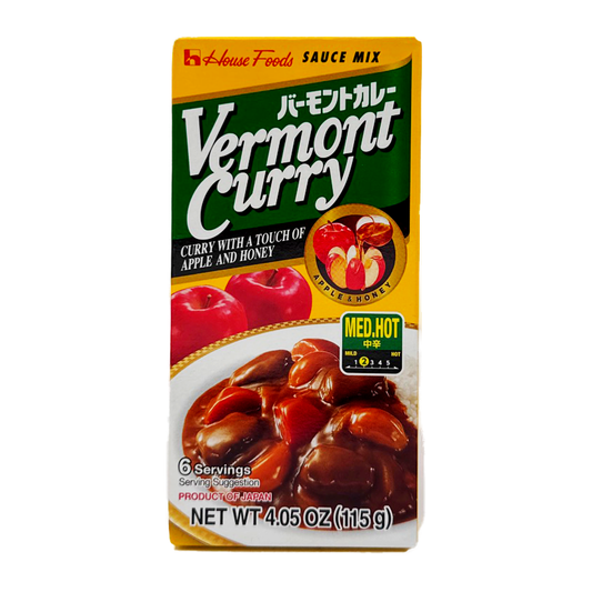House Vermont Curry Med/Hot 115Gm