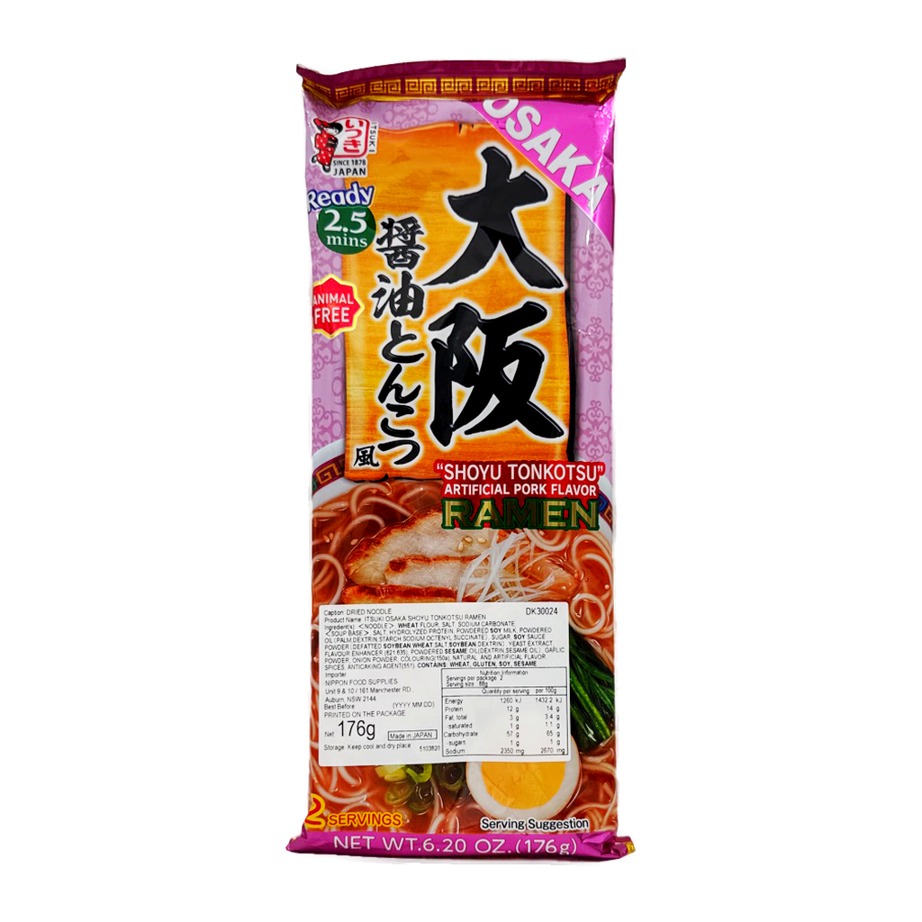 Itsuki Osaka Shoyu Pork Ramen 170G