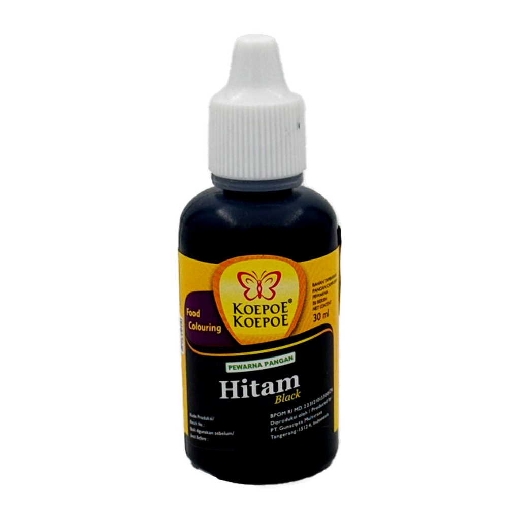 Koepoe Butterfly Food Colouring Black 30Ml