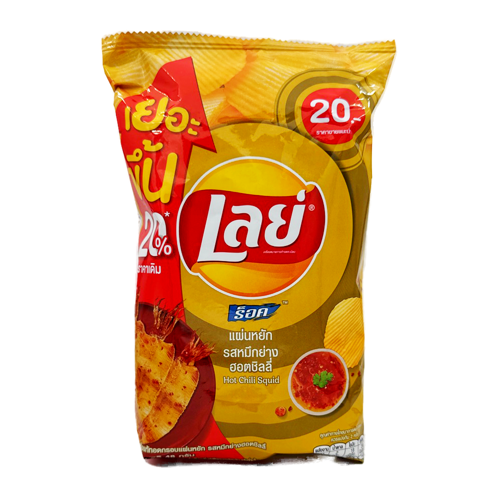 Lays Hot Chilli Squid Chip 52G