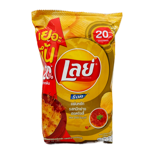 Lays Hot Chilli Squid Chip 52G