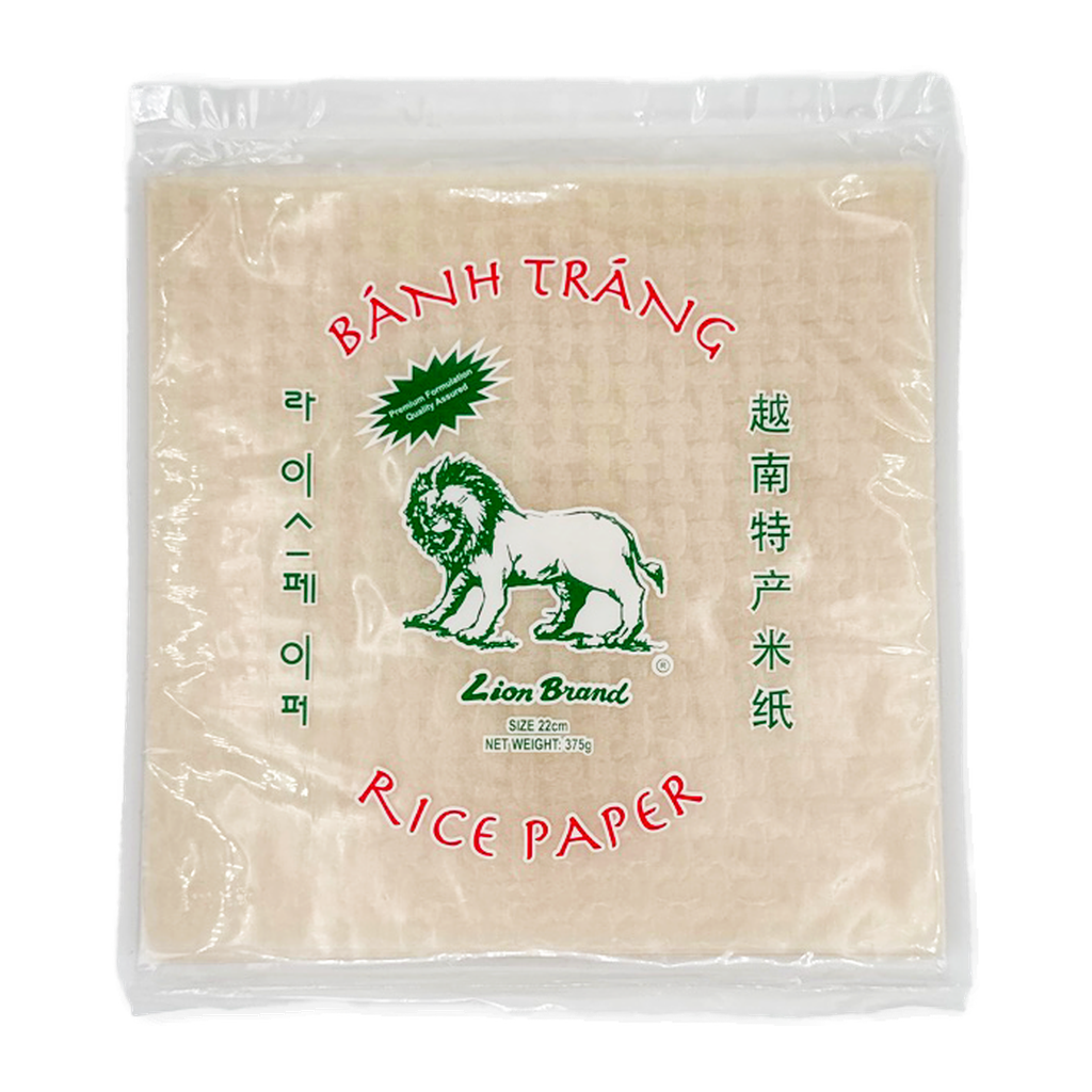 Lion Rice Paper Sq 22Cm 375G