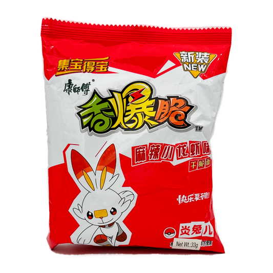 Master K Crispy Snack Noodle 33G (Spicy Crawfish Flavour)