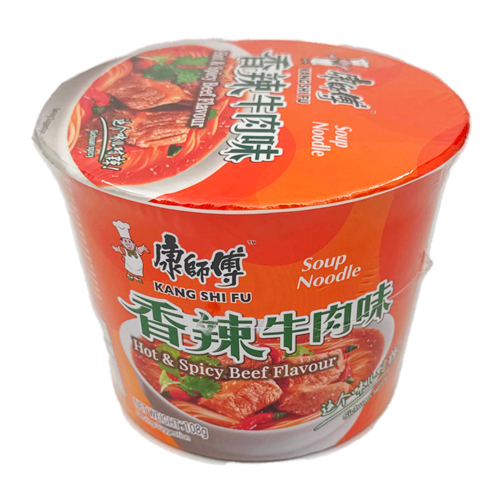 Master Kang Bowl Noodle Hot & Spicy 108G