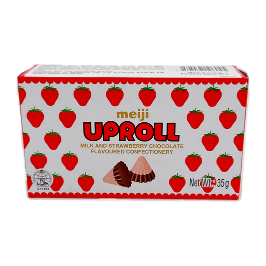 Meiji Uproll Choco Strawberry 35G