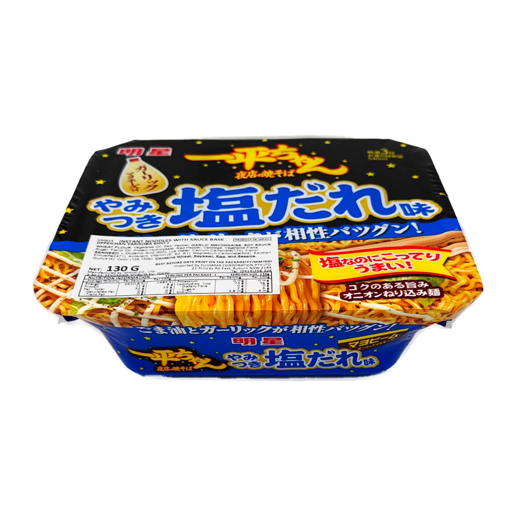 Myojo Ippeichan Yakisoba Shio Flavour. 132G