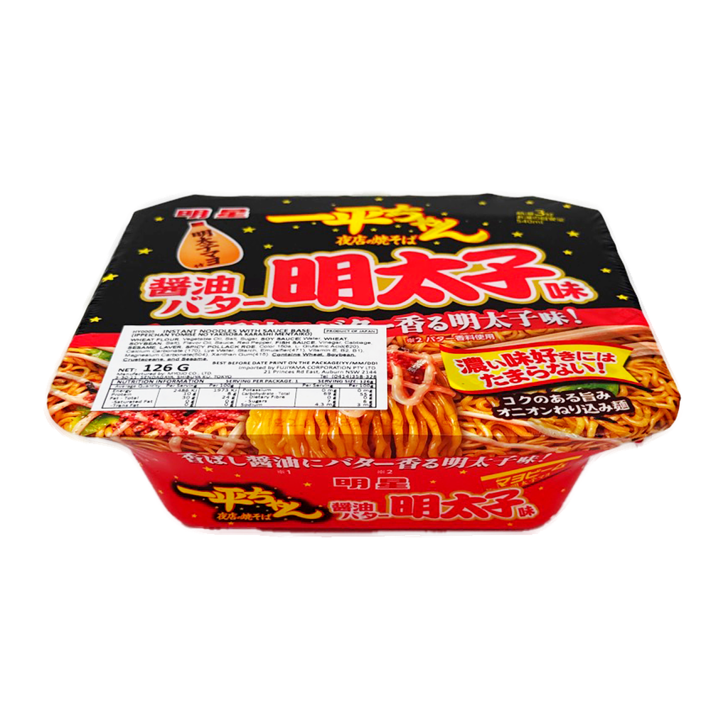 Myojo Yakisoba Meitaiko Shoyu 126G