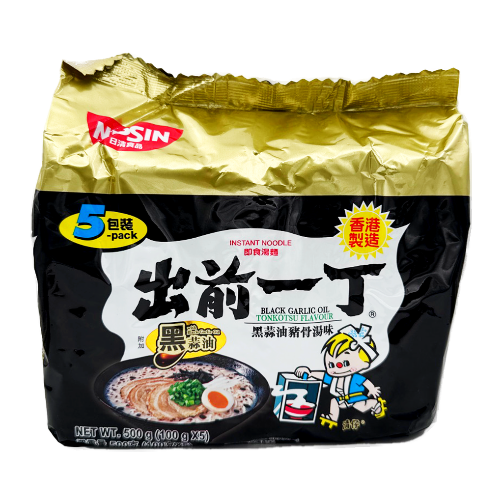Nissin Black Garlic Tonkotsu 5Pk