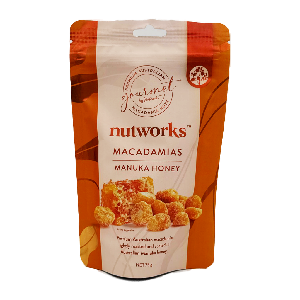 Nutworks Macadamias Honey Flavour. 75G