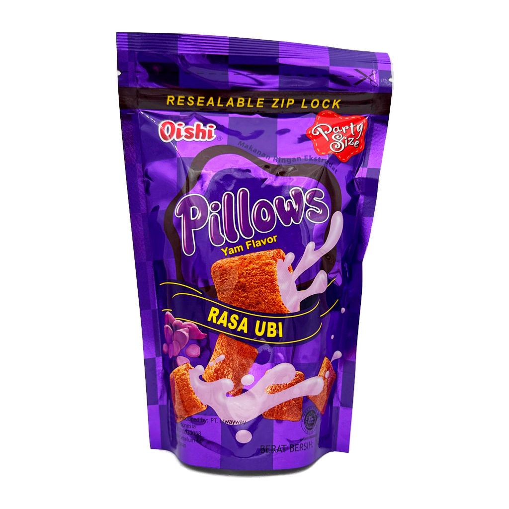 Oishi Pillows Purple Yam Flavour. 100G