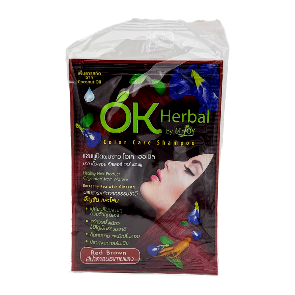 Ok Herbal Color Care Shampoo (Red Brown)